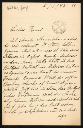 Brief 5: 05.01.1888