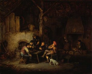 Bauerngesellschaft im Wirtshaus