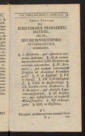 39-57, Caput Tertium