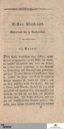Reichsstädte