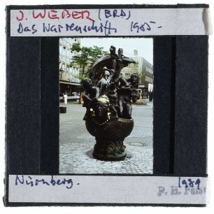 Nürnberg, Weber, Narrenschiff-Brunnen