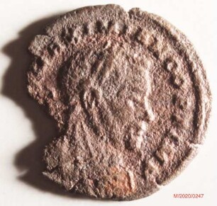 Römische Münze, Nominal Follis, Prägeherr unbekannt für Maximianus Herculius, Prägeort Trier, Original