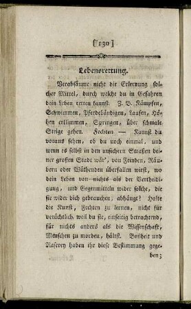 Lebensrettung.