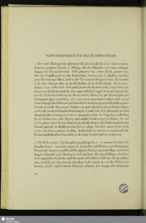 Naturkundliche Erläuterungen