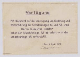 "Verfügung"