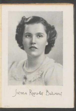 [Fotografía de] Susana Regules Behrens