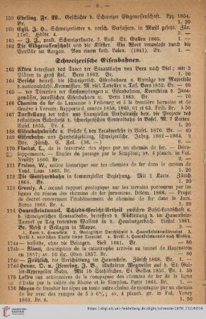 Schweizerische Eisenbahnen (Nr. 163 - 295)