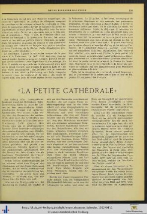 «La Petite Cathédrale».