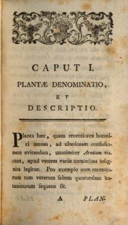 Nosocomii Civici Pazmanniani Annus Medicus Tertius Sive Observationum Circa Morbos Acutos Et Chronicos ... Factarum Pars ..., 4. Henrici Josephi Collin ... Florvm Arnicae, Vires Et Qvaedam De Mvsti Hordei Vsv. Sive Observationvm Circa Morbos Acvtos Et Chronicos Factarvm. Pars Qvarta
