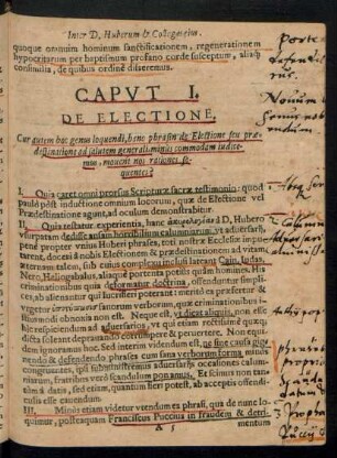Caput I. De Electione.