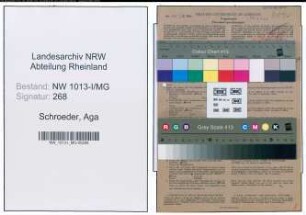 Entnazifizierung Aga Schroeder , geb. 20.05.1910 (Koechin)