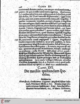 Cap. XVI De mediis quibusdam speciebus
