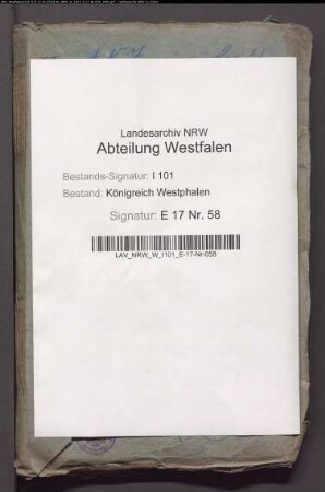 Kapital- und Buchschulden des aufgehobenen Nonnenklosters Holthausen bei Büren