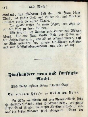 Fünfhundert neun und funfzigste Nacht