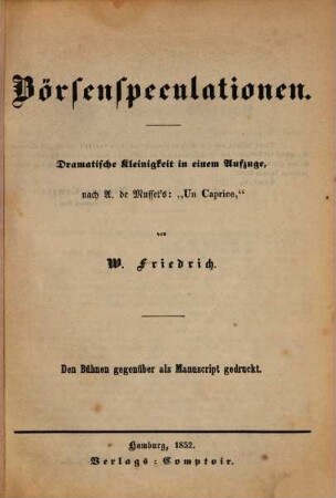 Das Theater des Auslandes. 4. 1852, H. 5