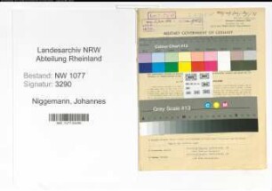 Entnazifizierung Johannes Niggemann , geb. 11.06.1918 (Polizist)