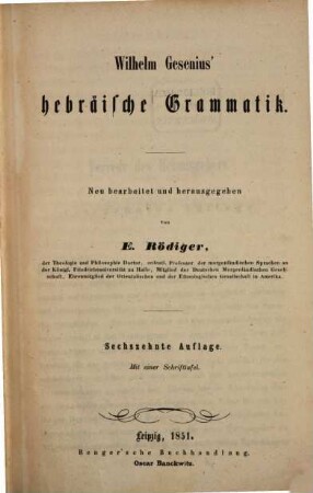 Hebräisches Elementarbuch. 1