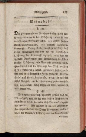 Metaphysik