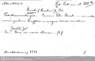 Literatura Latina recentior A 1212.n