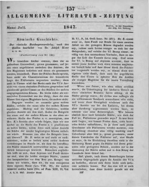 Kiene, A.: Der römische Bundesgenossenkrieg. Nach den Quellen bearbeitet. Leipzig: Weidmann 1845 (Fortsetzung von Nr. 156)