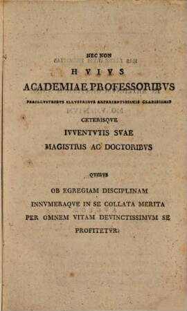 Diss. inaug. med. qua intimus graviditatis, lactationis mensiumque profluvii consensus et convenientia ex propria mulieri ... vi et natura deductus demonstratus : Pars I. De utriusque sexus ratione et uterum gerendi munere
