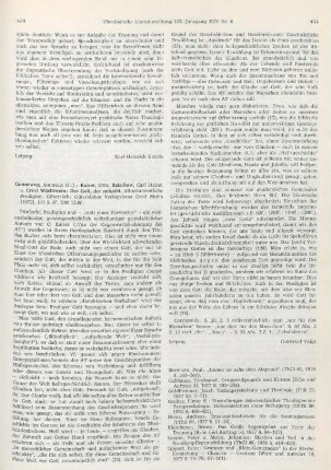 453-454 [Rezension] Der Gott, der mitgeht