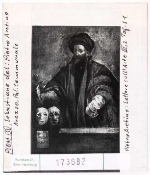 Sebastiano del Piombo: Pietro Aretino. Arezzo, Palazzo Communale