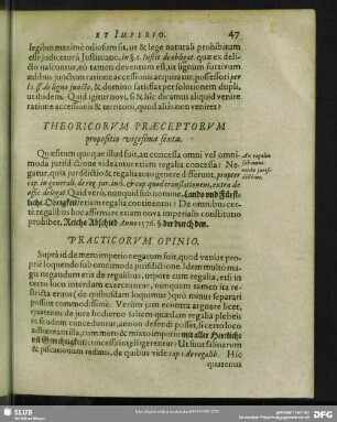Theoricorum Praeceptorum propostio vigesima sexta