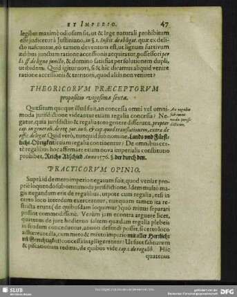 Theoricorum Praeceptorum propostio vigesima sexta