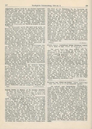 127-128 [Rezension] Genizah Studies in Memory of Dr. Solomon Schechter. II: Geonic and Early Karaitic, by Louis Ginzberg