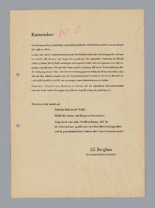 "Kameraden!"