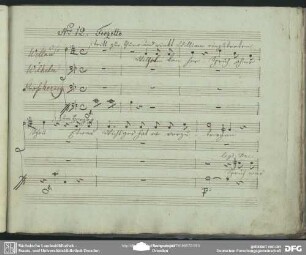 Terzett: "Wilhelm komm her sprich ohne Scheu"