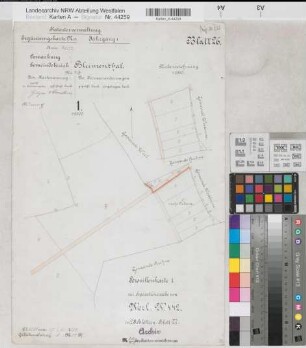 Werl (Werl), Separation Werl, Bl. 26 Brouillonkarte 1 Blumenthal Flur 1