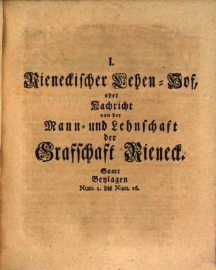 Auserlesene Proben des Teutschen Lehen-Rechts : zu desto mehrerer Erläuterung derer bey denen Teutschen Lehn-Höfen befindlichen Rechten, Gewonheiten und Herkommen, entworfen ..., Zweyter Theil. Nebst einem Vorbericht von der Unhinlänglichkeit des Longobardischen Lehen-Rechts, bey Entscheidung derer Teutschen Lehens-Strittigkeiten