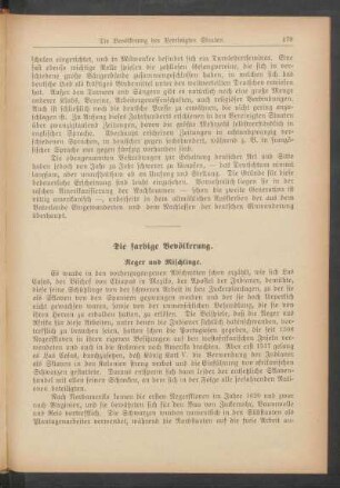 Die farbige Bevölkerung.
