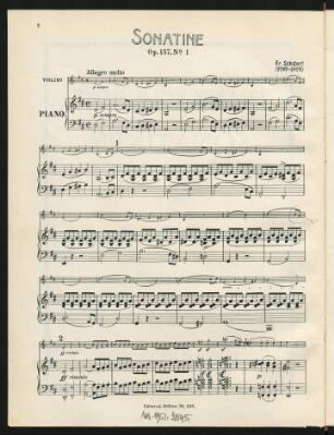 [Klavierpartitur], op. 137, No. 1