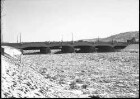 Vereisung des Neckars Ansicht mit Brücke vom 01.03.1929