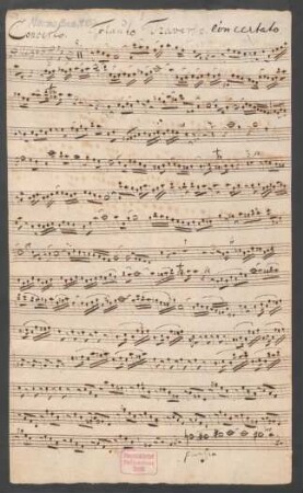 Flauto traverso concertato