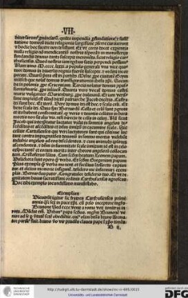 [..]uieverunt igitur sic fratres Carthusienses primi annis quasi sex in pace Christi cum primo inceptore magistro Brunone...