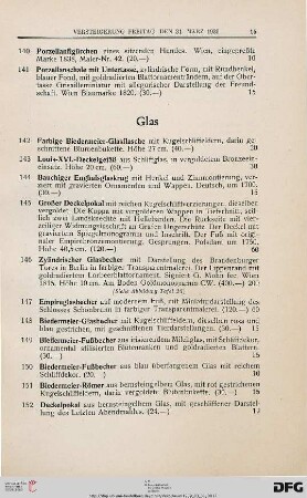 Glas (Nr. 142-171)