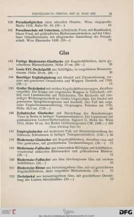 Glas (Nr. 142-171)