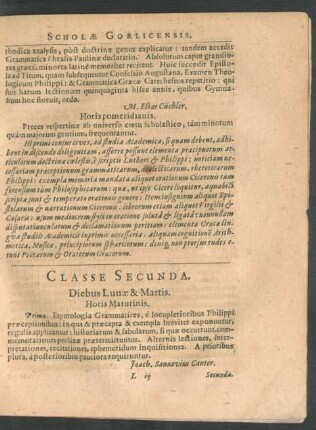 Classe Secunda.