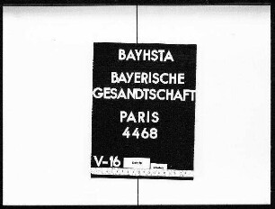 Die Übersendung von Beschreibungen über die bayerischen Kranken- und Versorgungsanstalten für die Regierung von Spanien