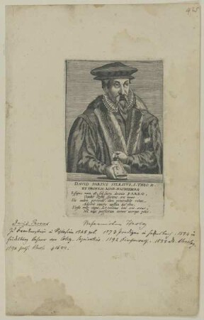 Bildnis des David Pareus