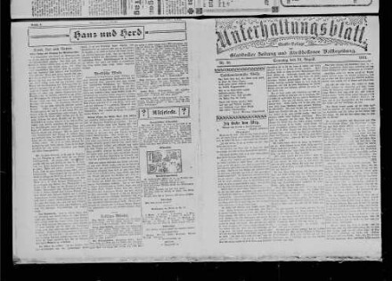 Unterhaltungsblatt : Gratis-Beilage der Gladbecker Zeitung und der Kirchhellener Volkszeitung