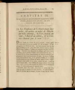 Chapitre IX. De Quelques Mouvements Particuliers d´une Armee en Ligne, ou en Ordre de Marche.