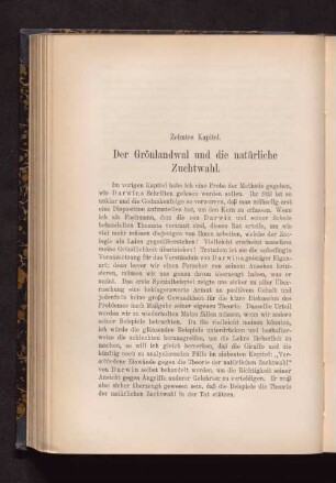 Zehntes Kapitel. Der Grönlandwal und die natürliche Zuchtwahl.