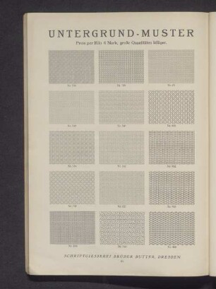 Untergrund-Muster