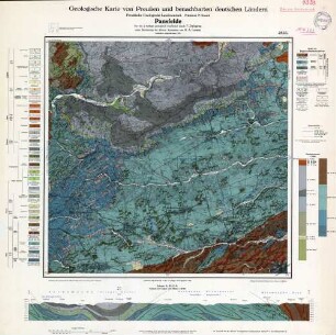 2455 [4333] Pansfelde, Geologische Karte von Preußen und benachbarten deutschen Ländern