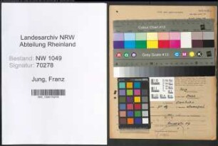 Entnazifizierung Franz Jung , geb. 31.08.1902 (Ingenieur)